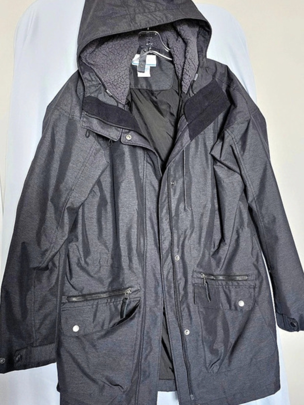 Columbia South Canyon Sherpa Lined Jacket Black Large